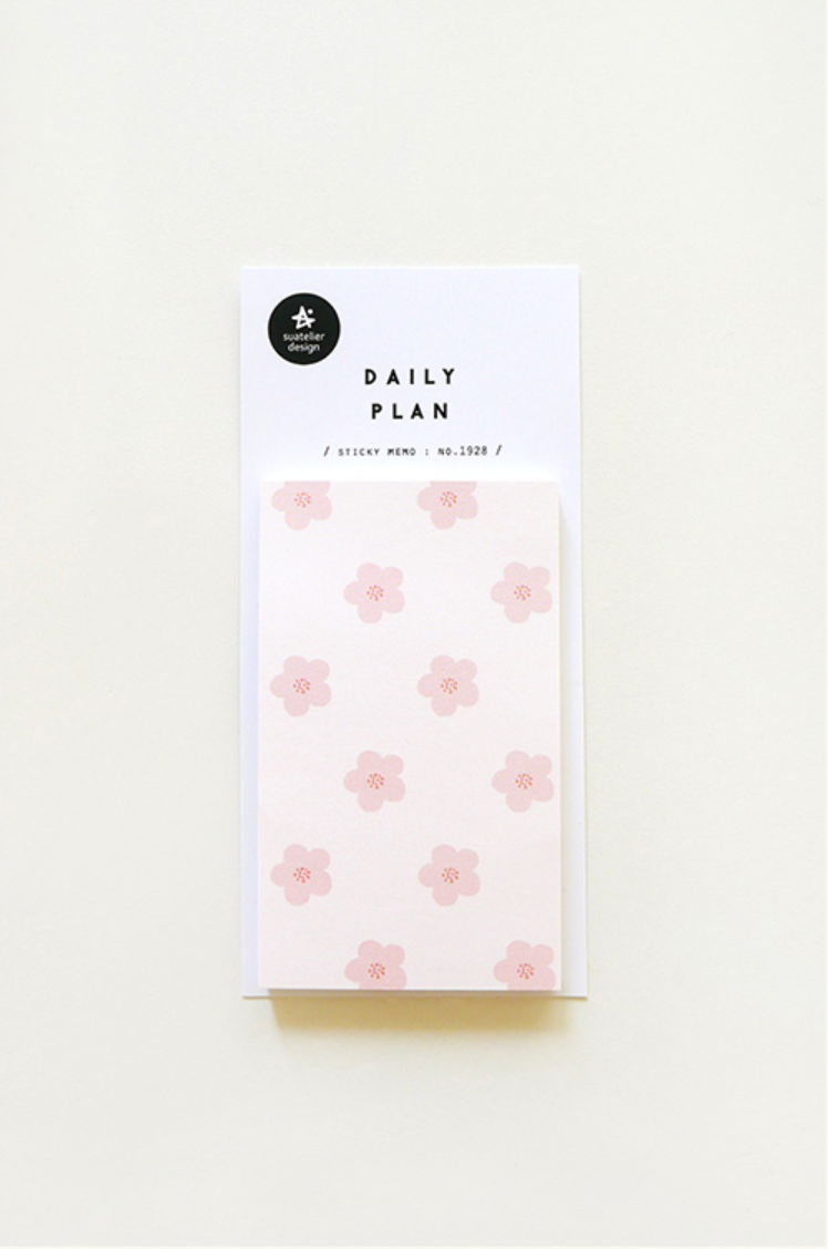 Suatelier Daily Plan Sticky Notes 22 - Smidapaper Ikigai Shop