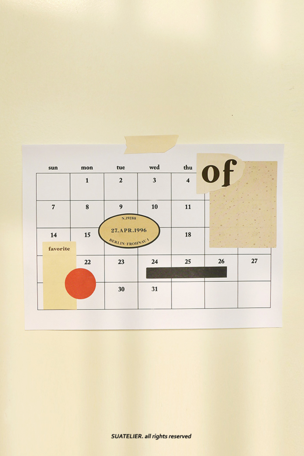 Suatelier Seal- On Point .02 - Smidapaper Ikigai Shop