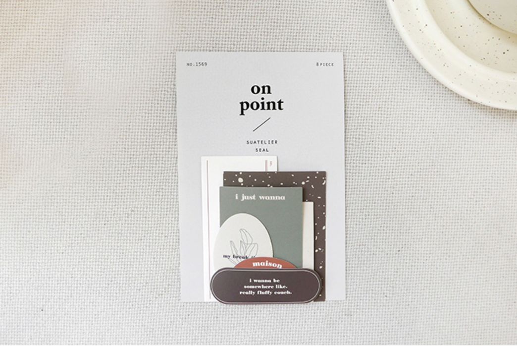 Suatelier Seal- On Point .04 - Smidapaper Ikigai Shop