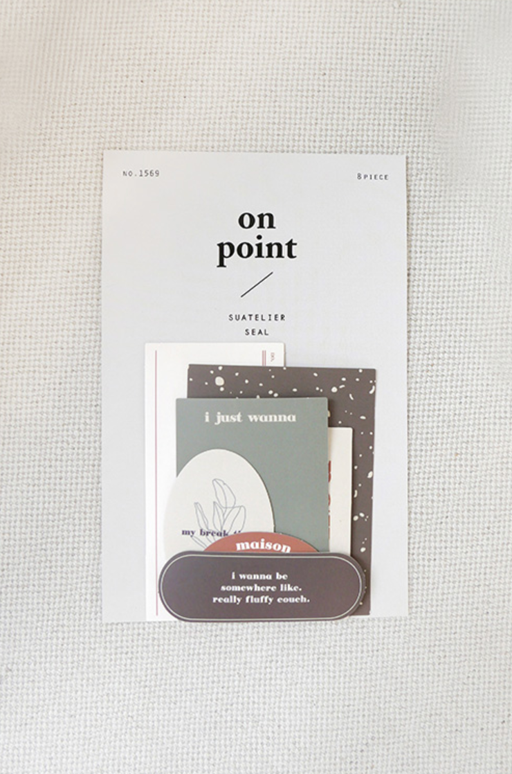 Suatelier Seal- On Point .04 - Smidapaper Ikigai Shop