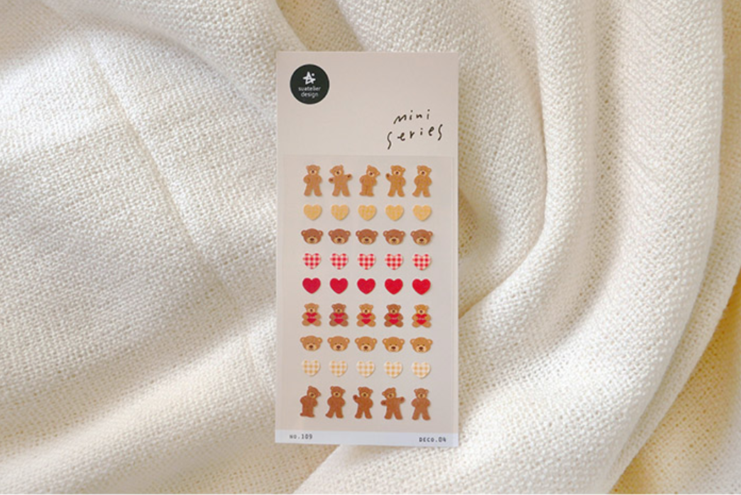 Suatelier Mini Series Stickers- Deco .04 - Smidapaper Ikigai Shop