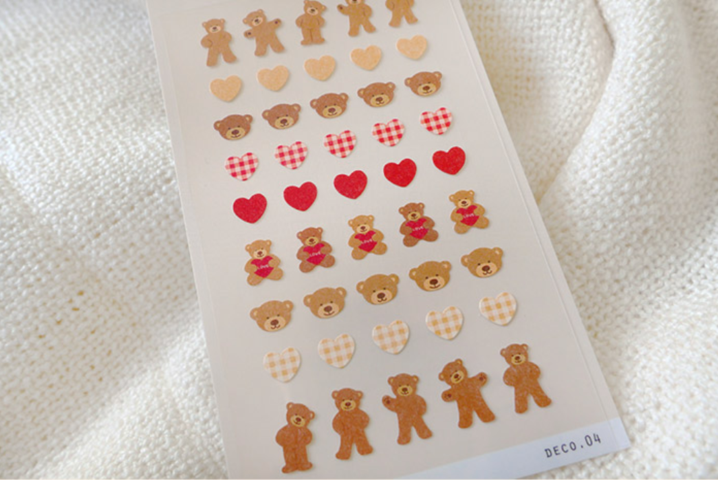 Suatelier Mini Series Stickers- Deco .04 - Smidapaper Ikigai Shop