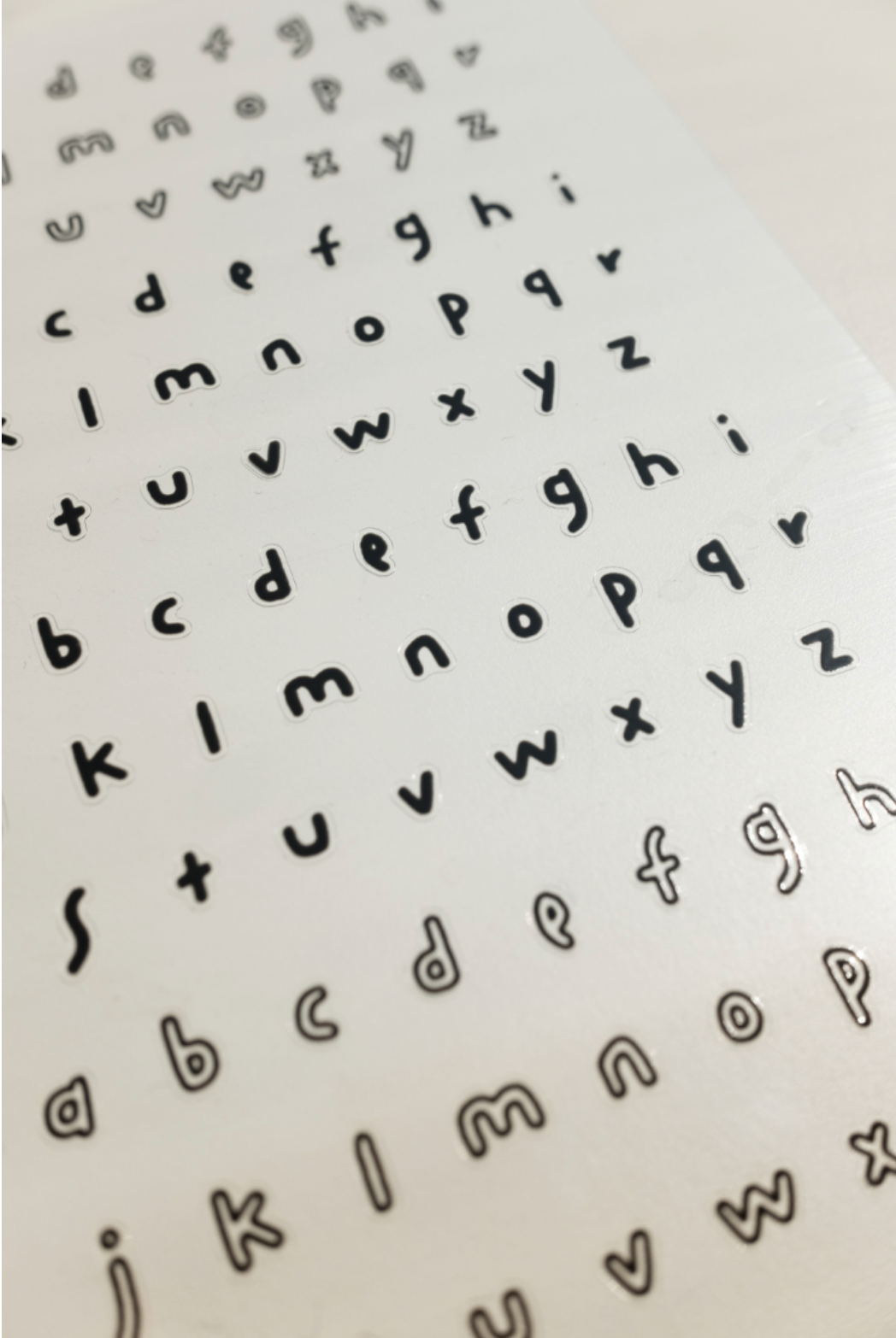 Suatelier Handwriting #1 Stickers - Smidapaper Ikigai Shop