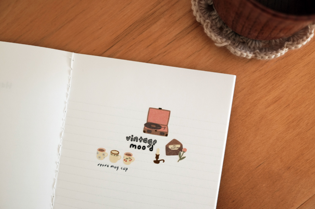 Suatelier Handwriting #1 Stickers - Smidapaper Ikigai Shop