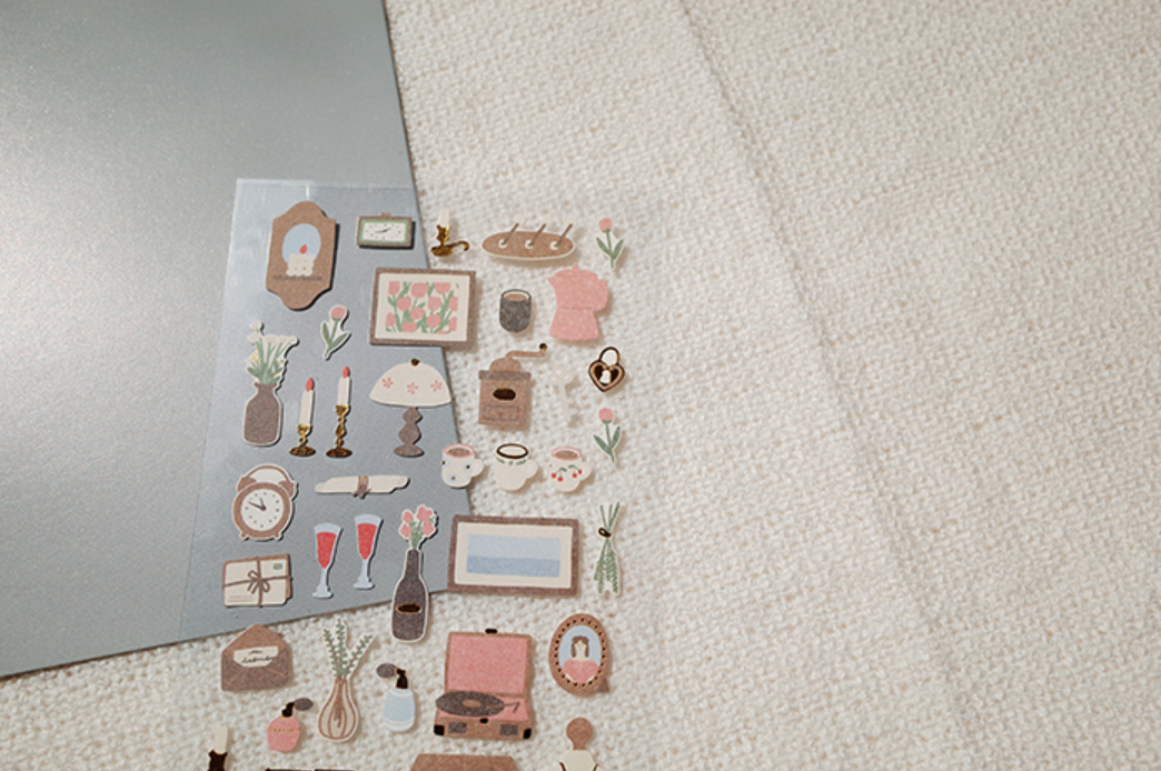 Suatelier Vintage Mood Stickers - Smidapaper Ikigai Shop
