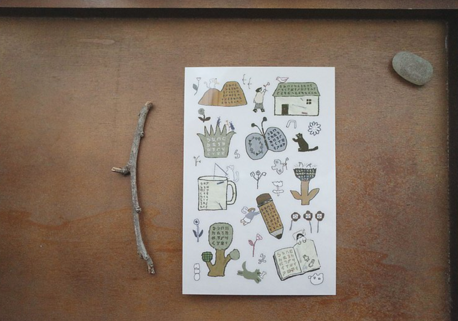 Misshoegg Village Transfer Stickers - Smidapaper Ikigai Shop