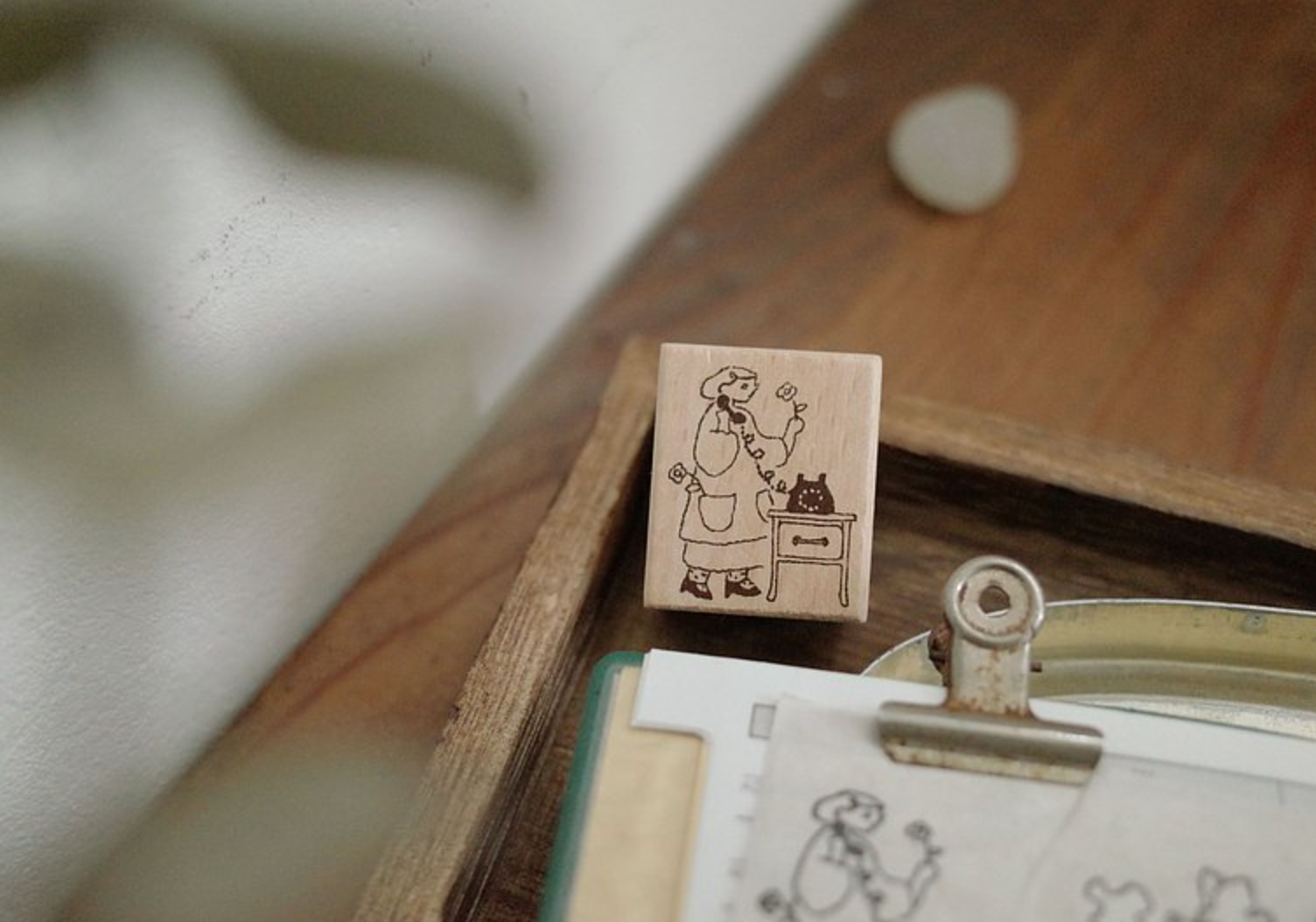 Misshoegg The Flower Rubber Stamp (set of 2) - Smidapaper Ikigai Shop
