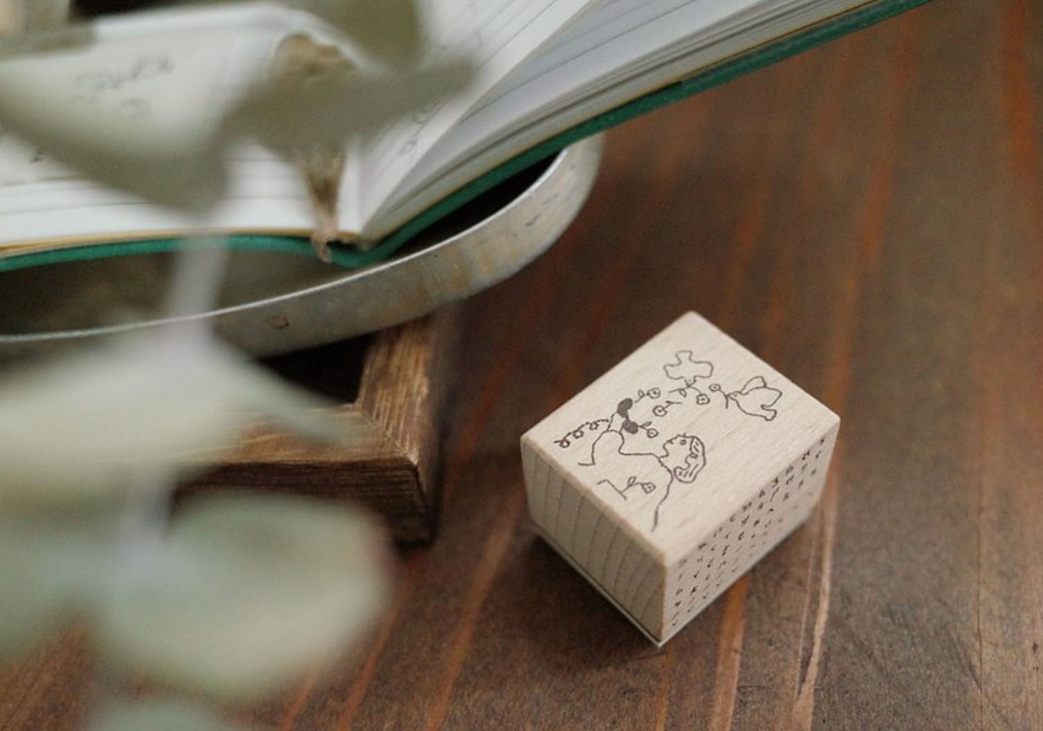 Misshoegg The Flower Rubber Stamp (set of 2) - Smidapaper Ikigai Shop