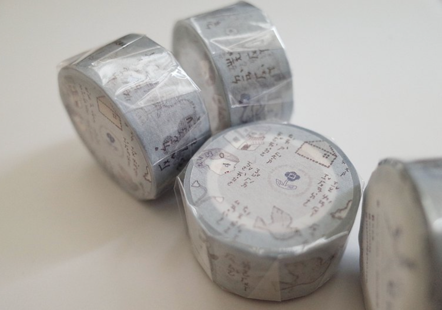 Misshoegg Little Blue Flower Washi Tape - Smidapaper Ikigai Shop