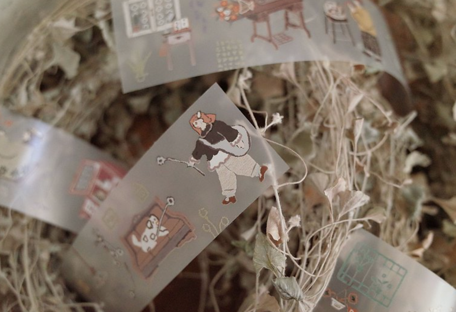 Misshoegg Antique Shop 2 PET Washi Tape - Smidapaper Ikigai Shop