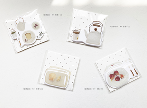 Peaceful Memo Paper (4 designs) - Smidapaper Ikigai Shop