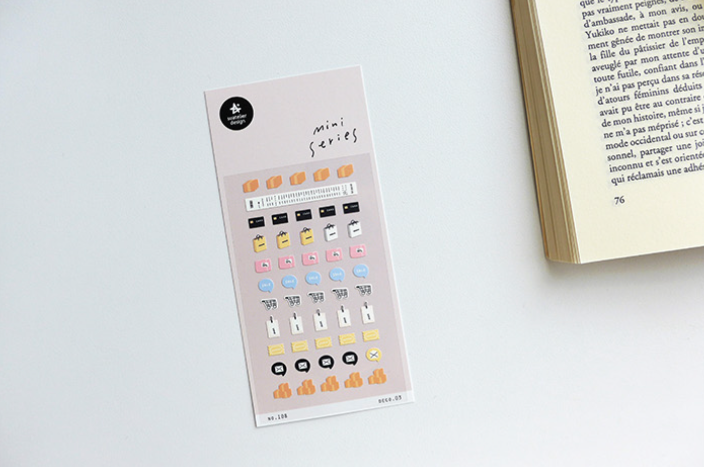 Suatelier Mini Series Stickers- Deco .03 - Smidapaper Ikigai Shop