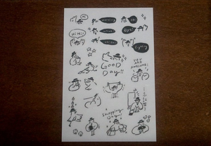 Yamadoro Mr Bird's So Tired Everyday Transfer Stickers - Smidapaper Ikigai Shop