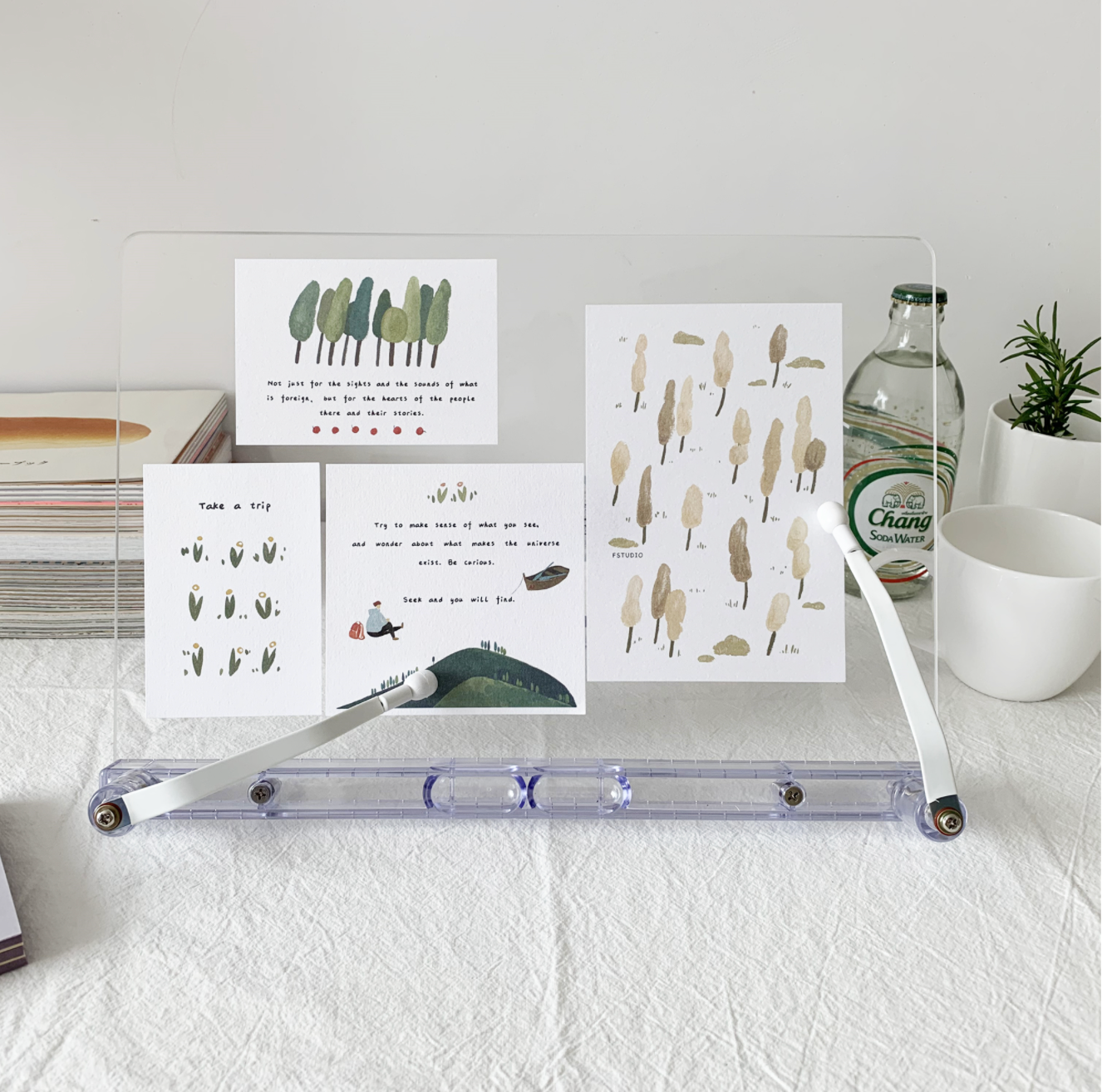 Not Far Away Poster Set - Smidapaper Ikigai Shop
