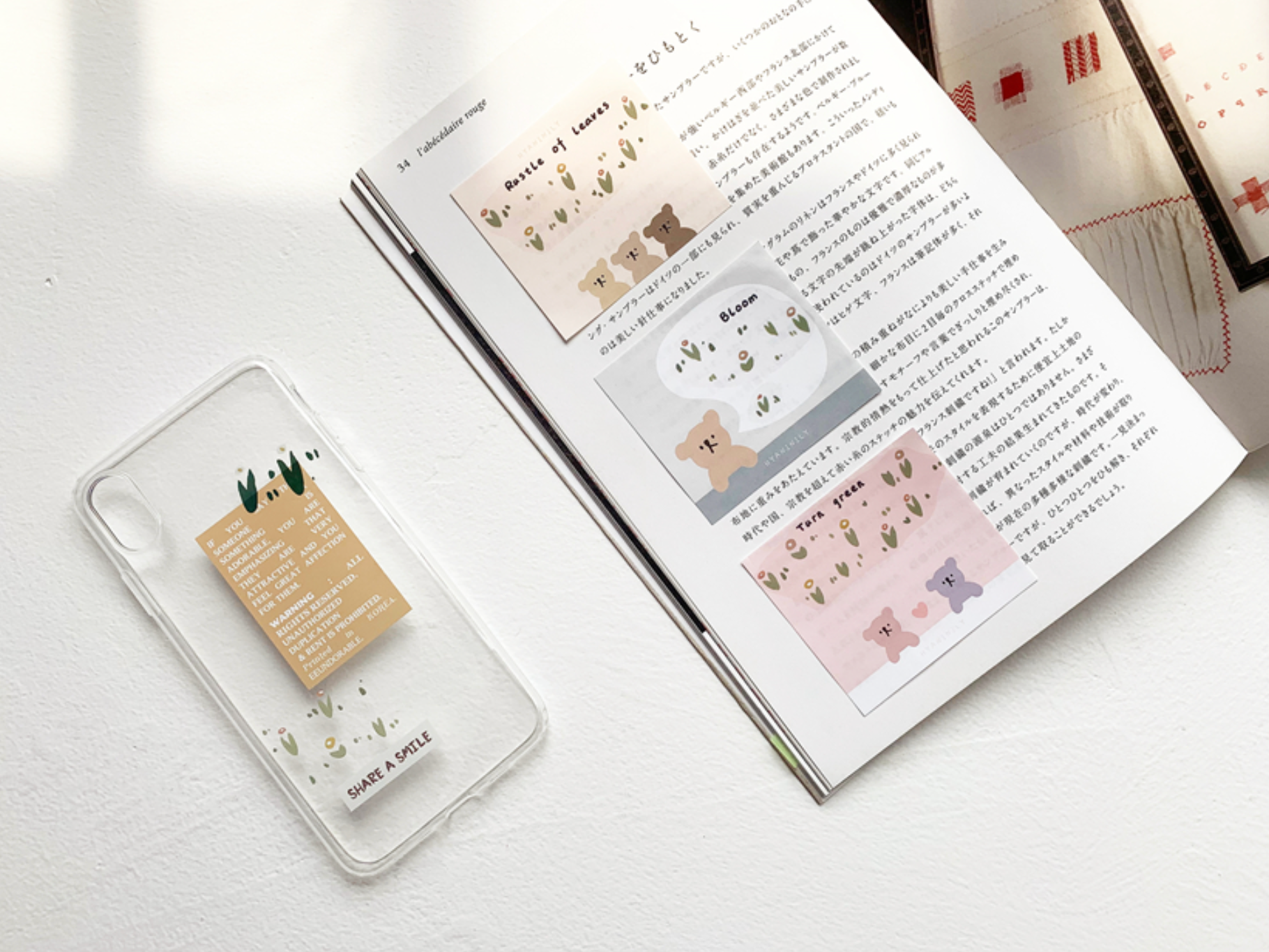 Dumb Flowers Tape (PET/ Washi) - Smidapaper Ikigai Shop