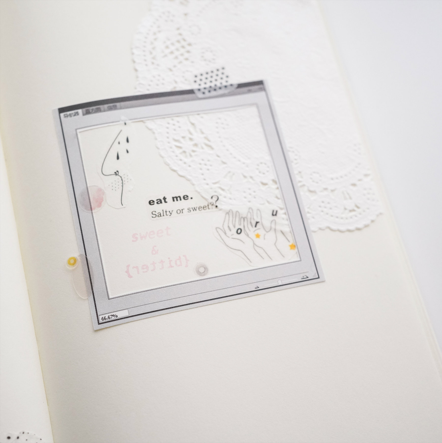Peho Design: Sweet & Bitter Rubber Stamp - Smidapaper Ikigai Shop