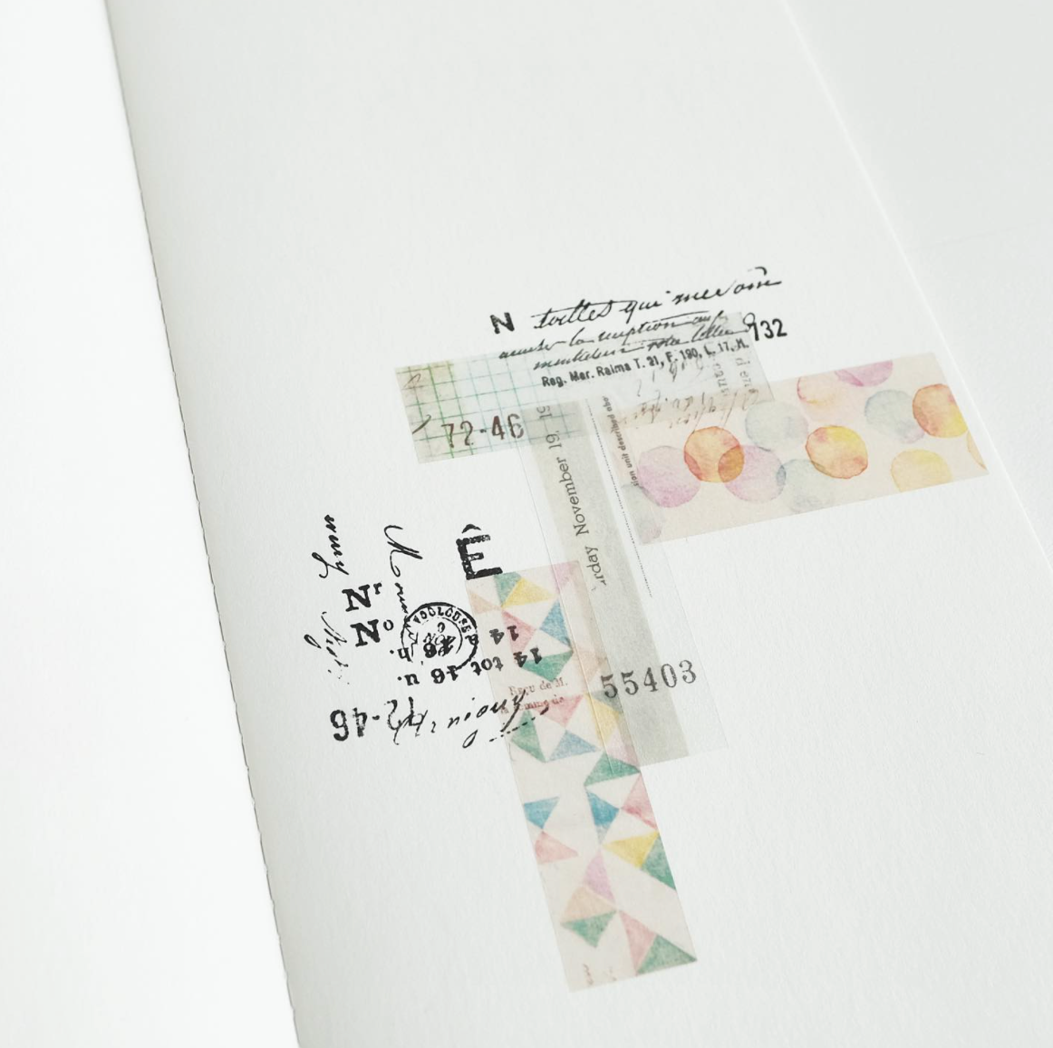 Yohaku Original Clear Masking Tape- (CT-003) Hanazono - Smidapaper Ikigai Shop