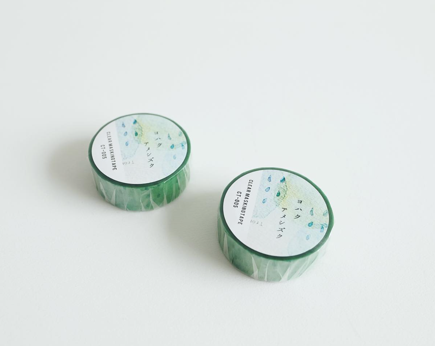 Yohaku Original Clear Masking Tape- (CT-005) Amethyst - Smidapaper Ikigai Shop