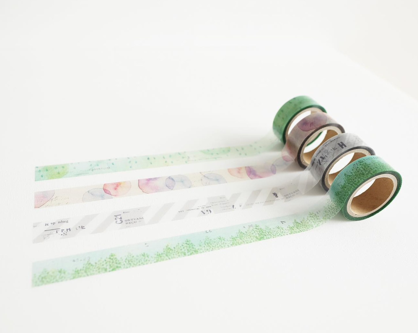 Yohaku Original Clear Masking Tape- (CT-005) Amethyst - Smidapaper Ikigai Shop