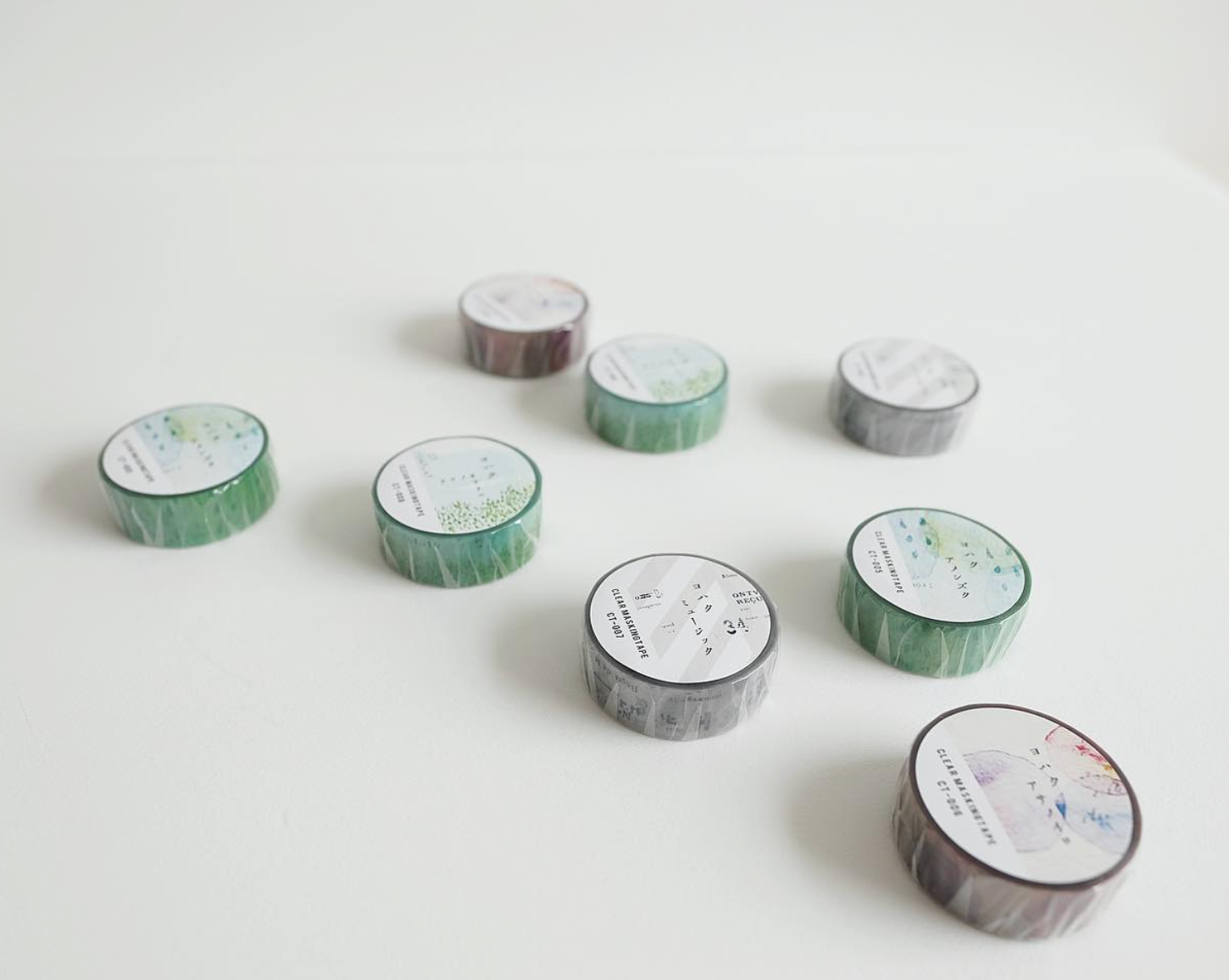 Yohaku Original Clear Masking Tape- (CT-005) Amethyst - Smidapaper Ikigai Shop