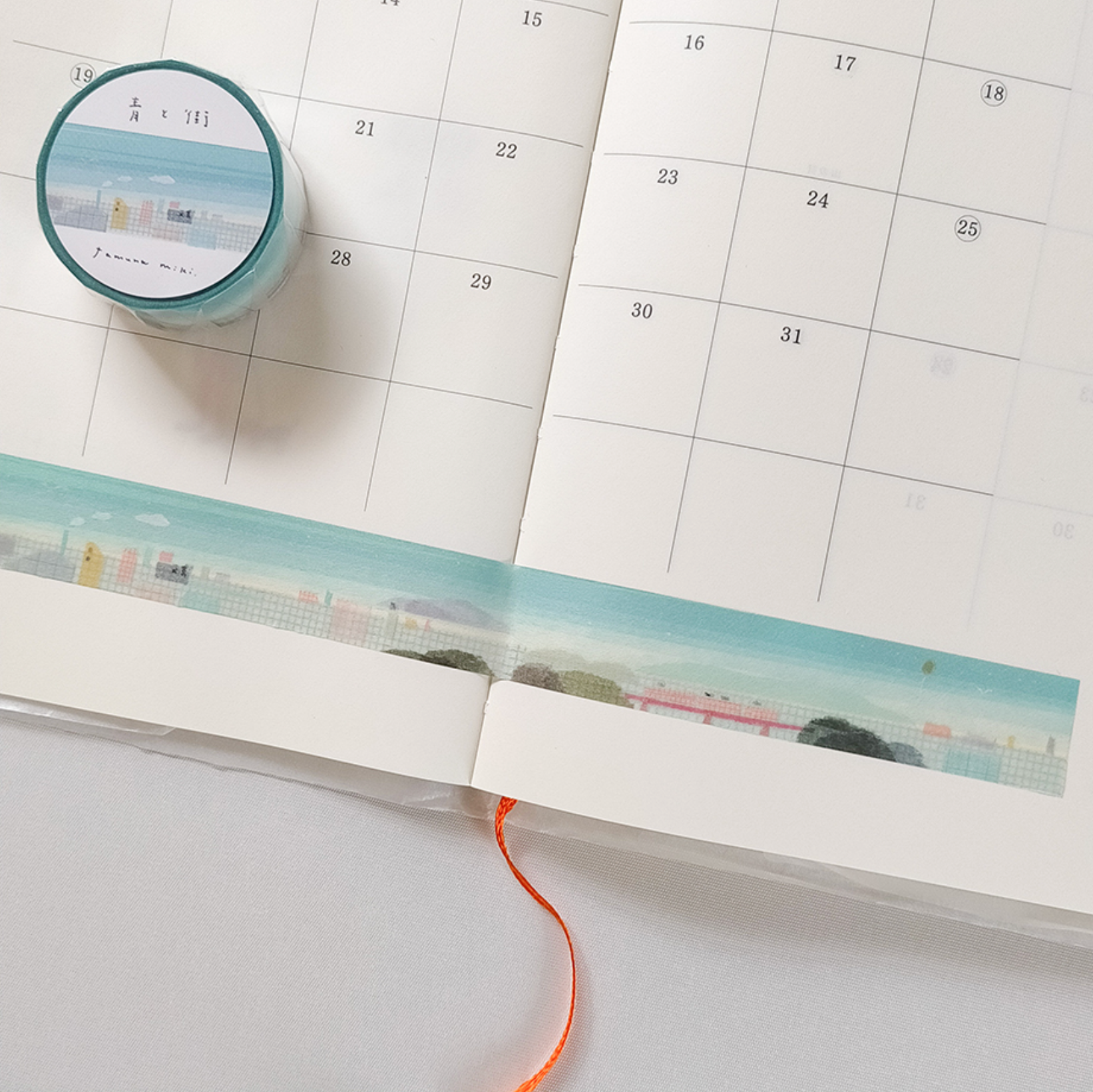 Miki Tamura Washi Tape: Blue and the City - Smidapaper Ikigai Shop