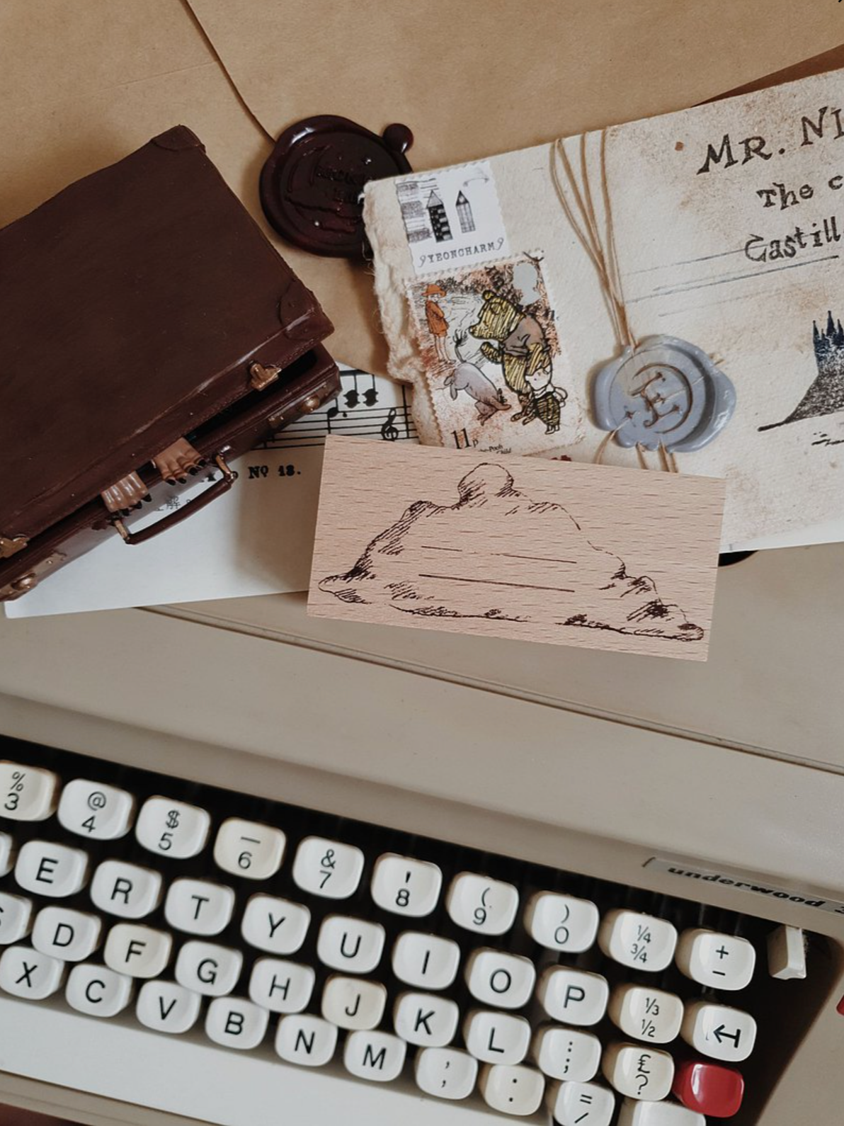 Yeoncharm Cloud Frame Rubber Stamp - Smidapaper Ikigai Shop