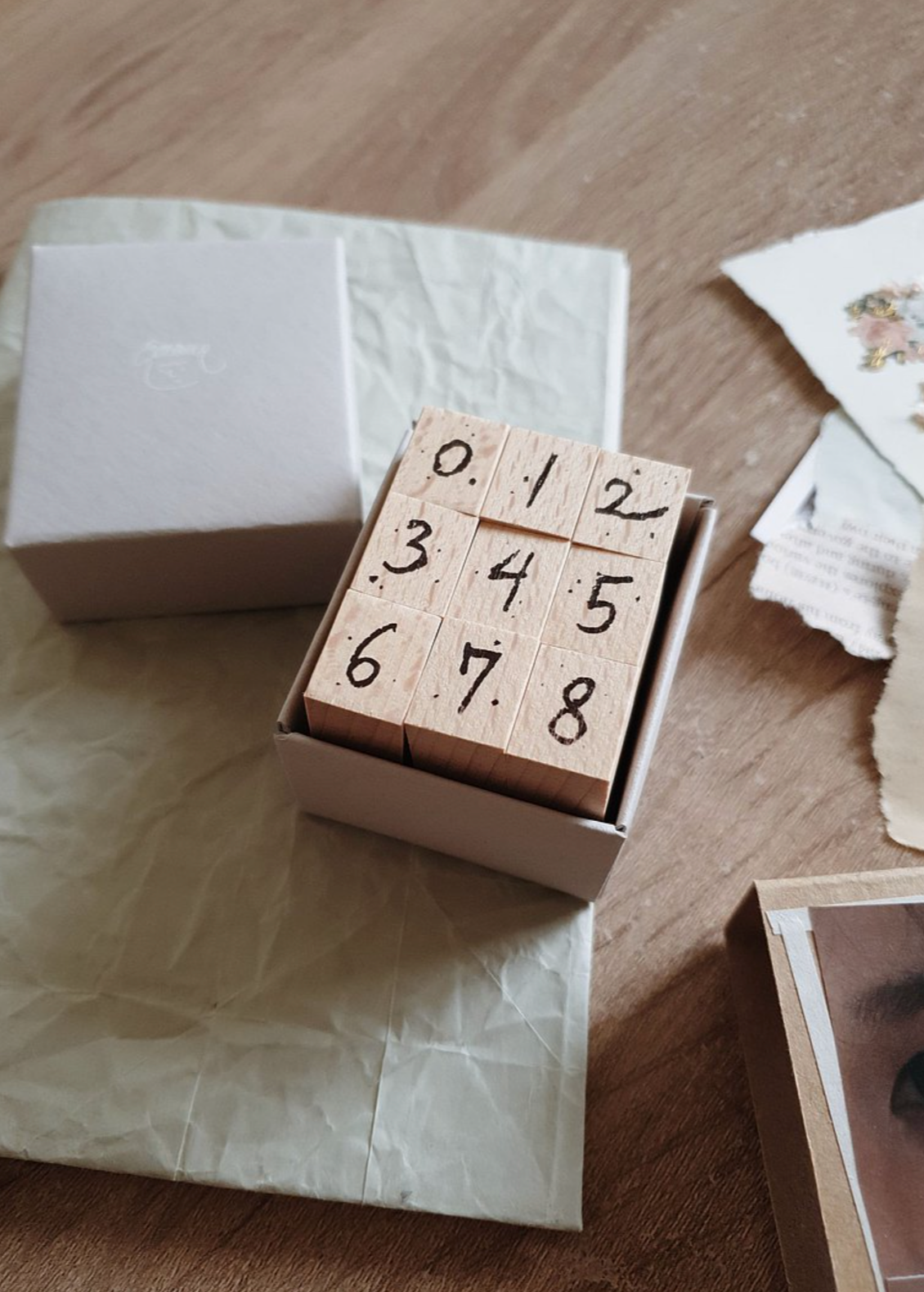 Yeoncharm Numbers Rubber Stamp Set - Smidapaper Ikigai Shop