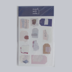 Mossland Paper Play Transfer Stickers (set of 2) - Smidapaper Ikigai Shop