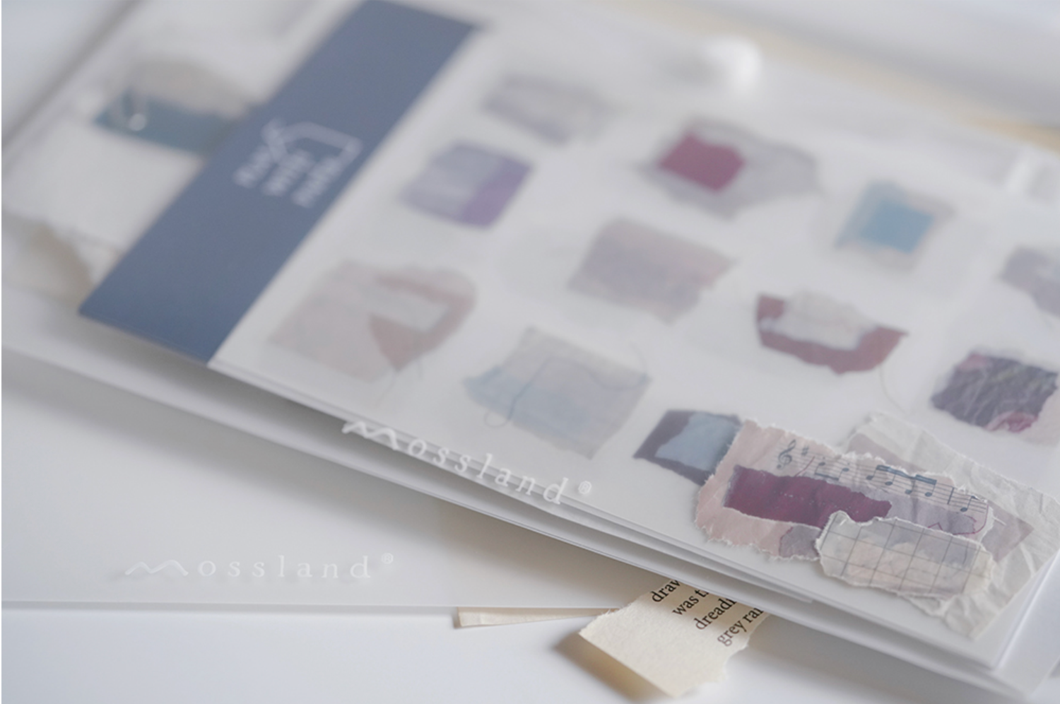 Mossland Paper Play Transfer Stickers (set of 2) - Smidapaper Ikigai Shop