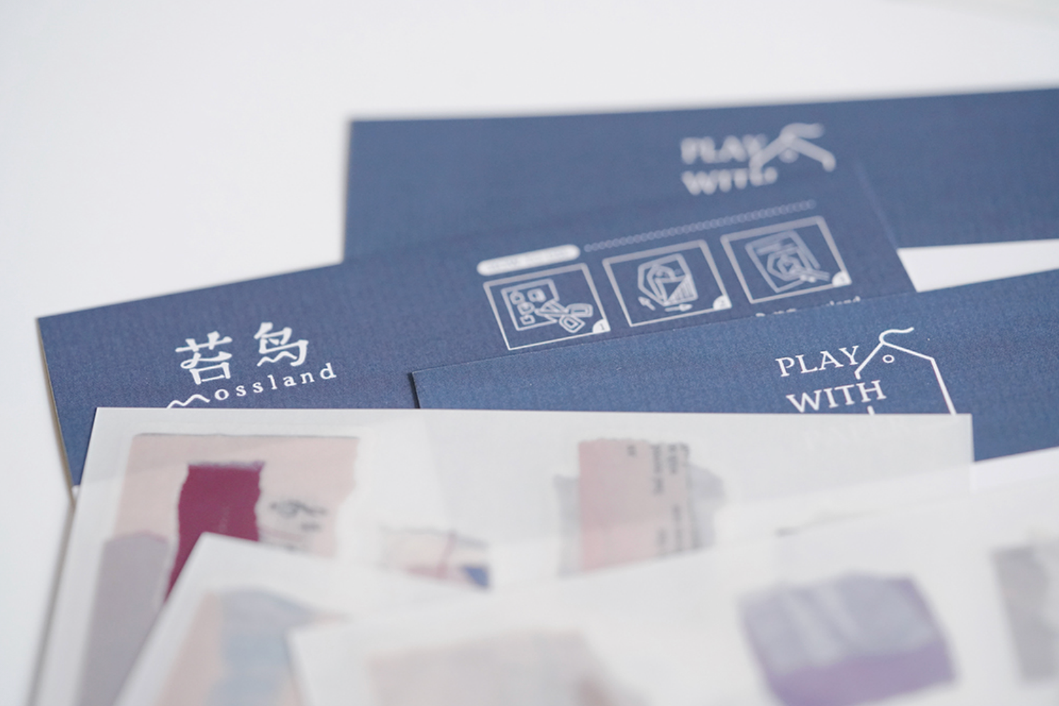 Mossland Paper Play Transfer Stickers (set of 2) - Smidapaper Ikigai Shop