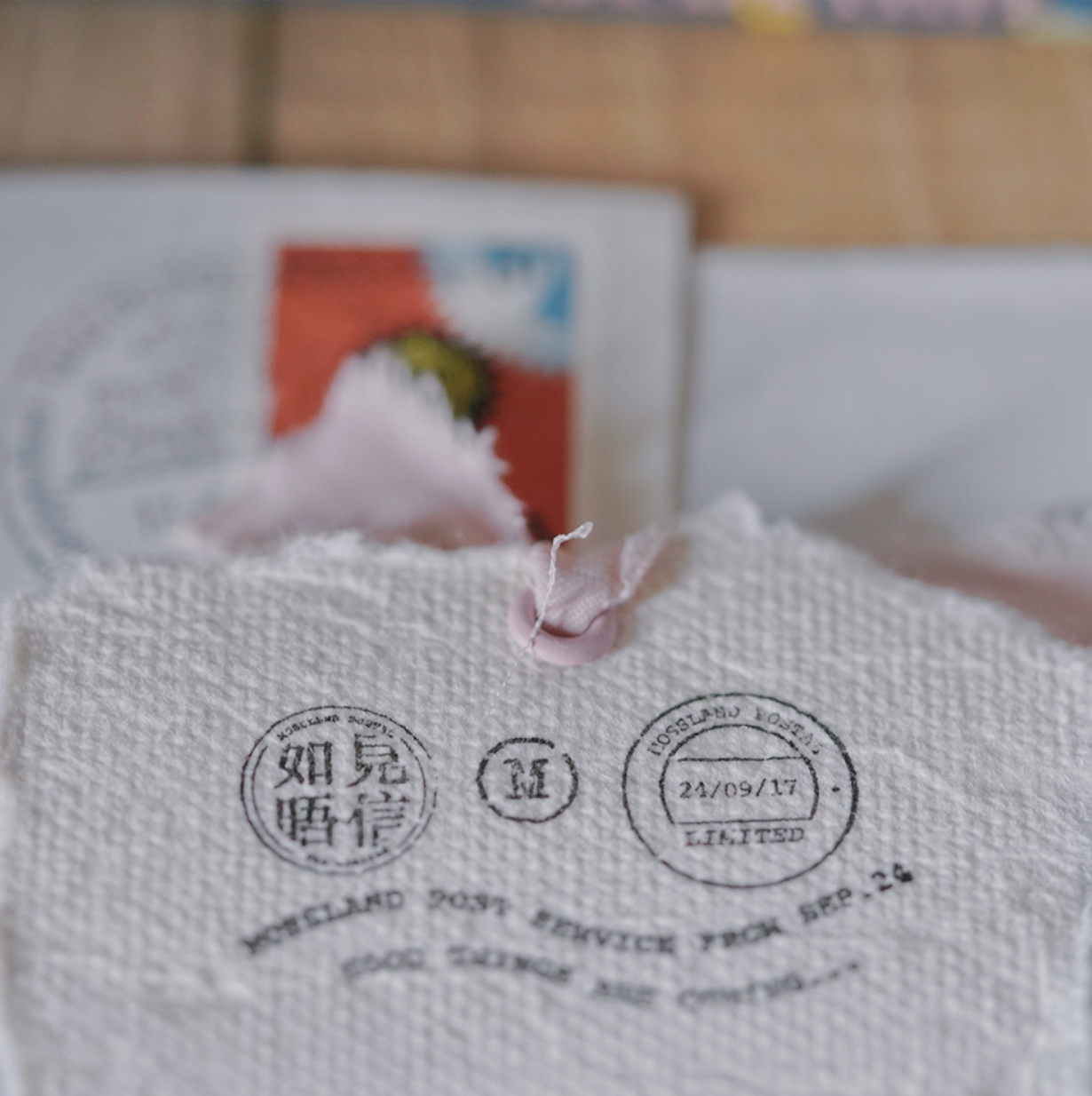 Mossland Postmark Clear Stamp - Smidapaper Ikigai Shop