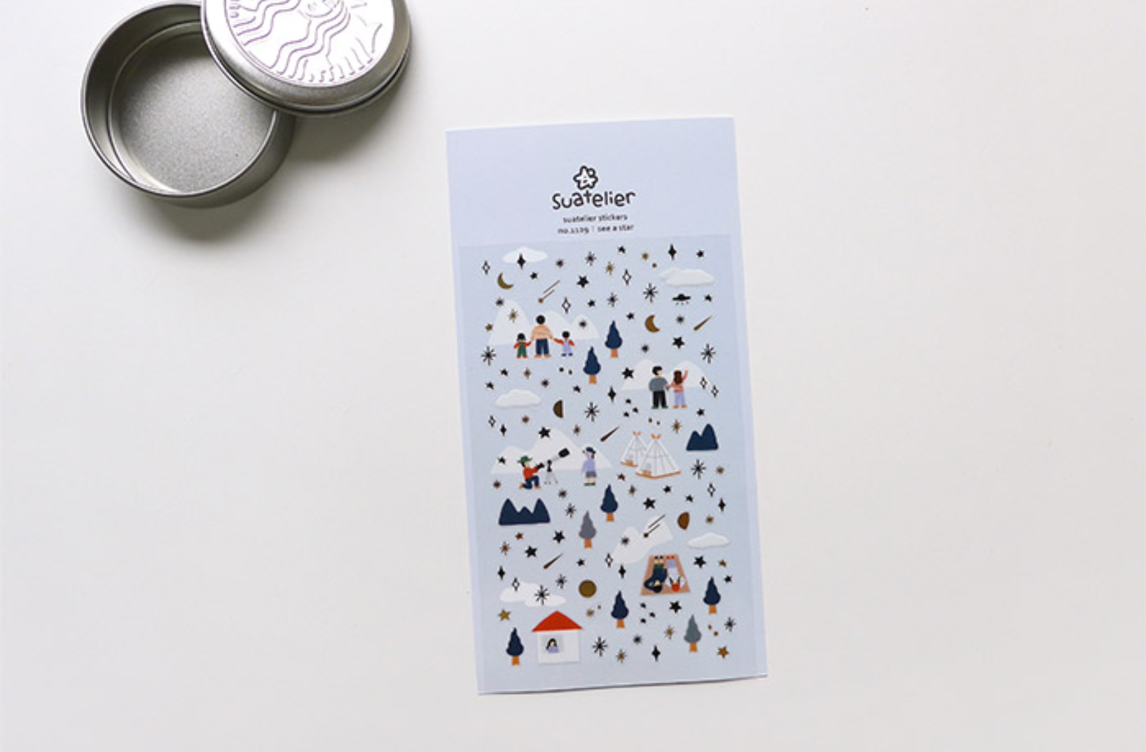 Suatelier See A Star Stickers - Smidapaper Ikigai Shop