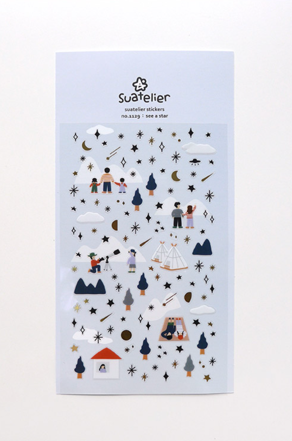 Suatelier See A Star Stickers - Smidapaper Ikigai Shop