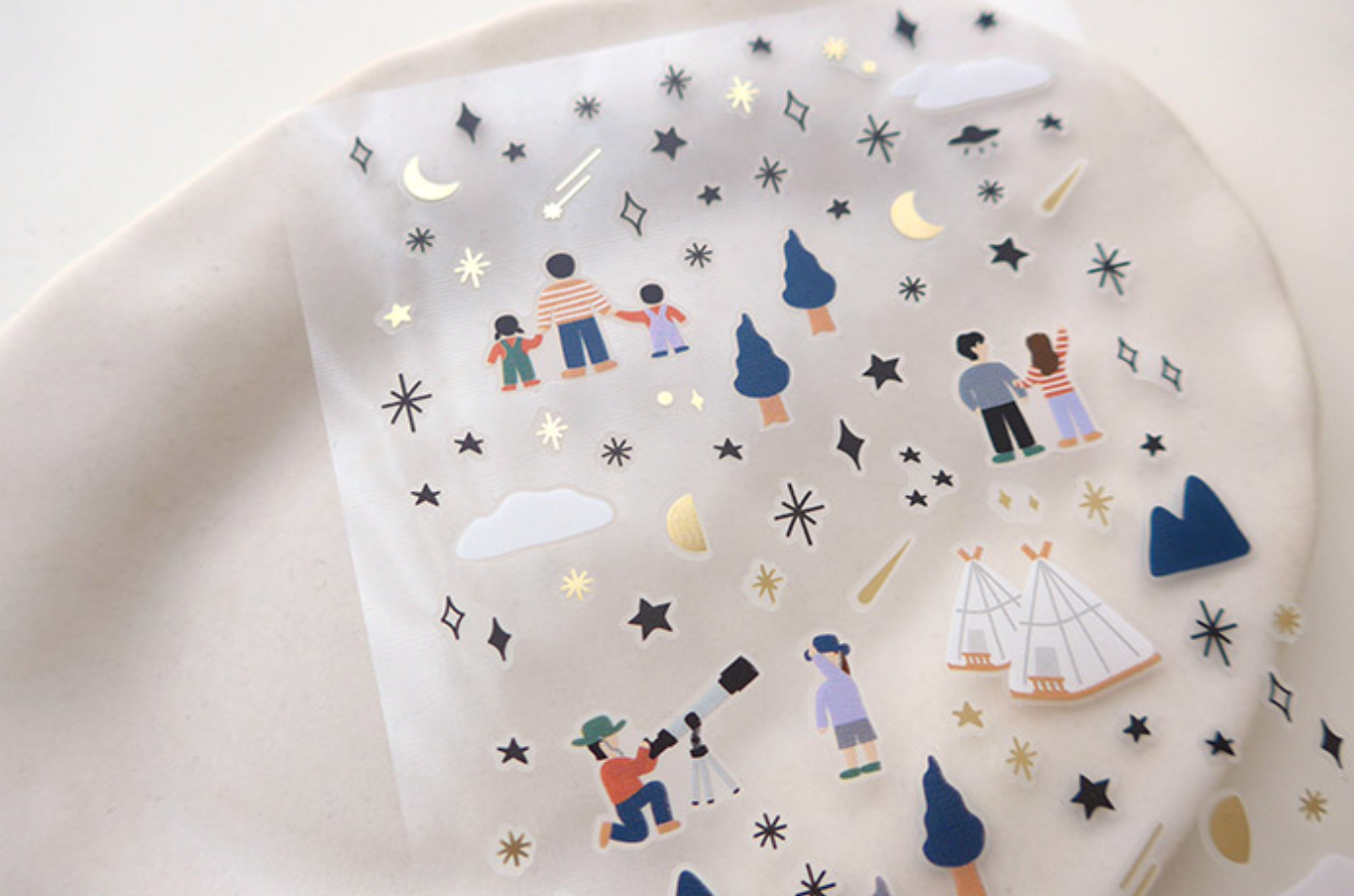 Suatelier See A Star Stickers - Smidapaper Ikigai Shop