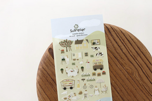 Suatelier Good Afternoon Stickers - Smidapaper Ikigai Shop