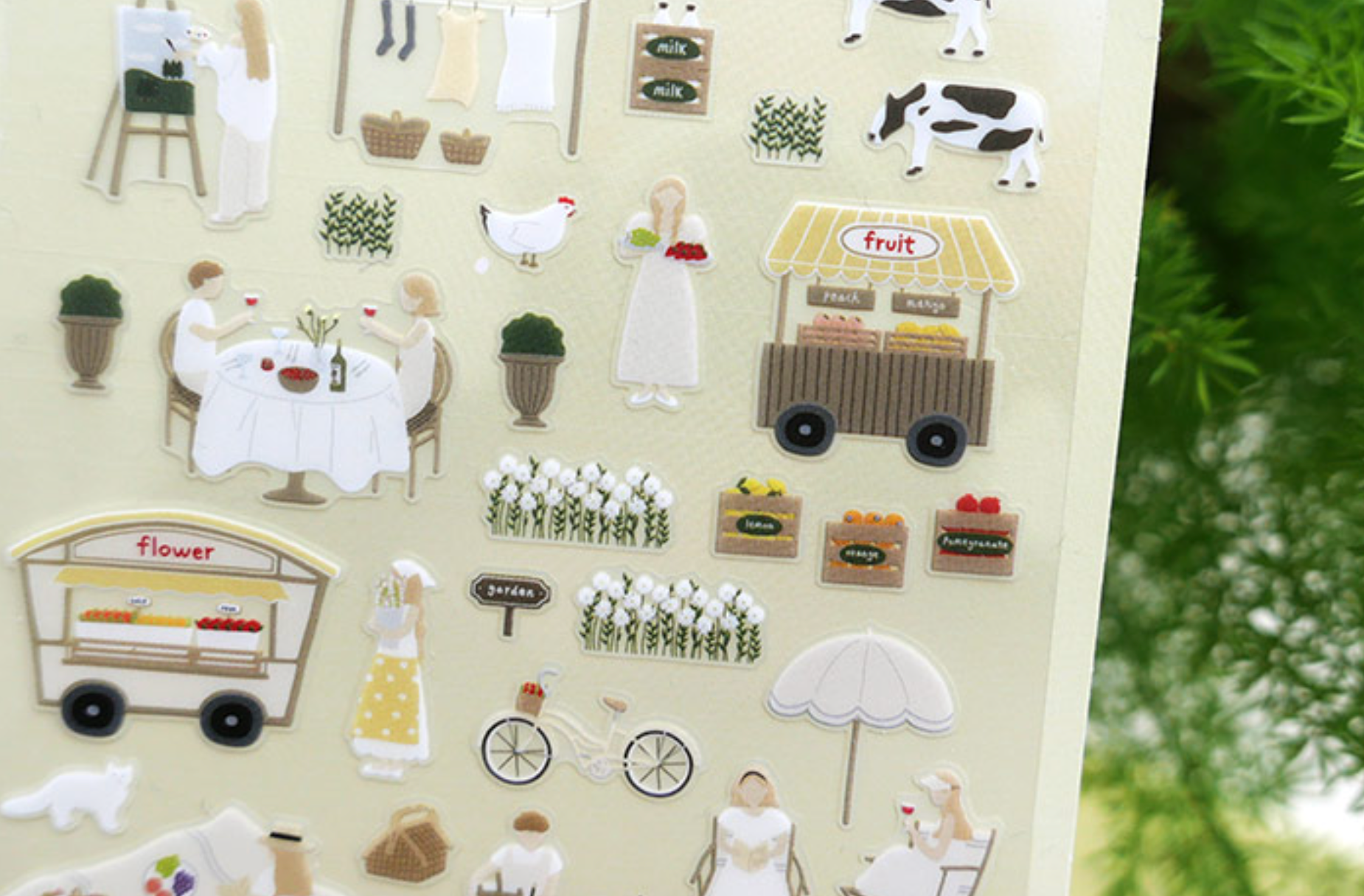 Suatelier Good Afternoon Stickers - Smidapaper Ikigai Shop