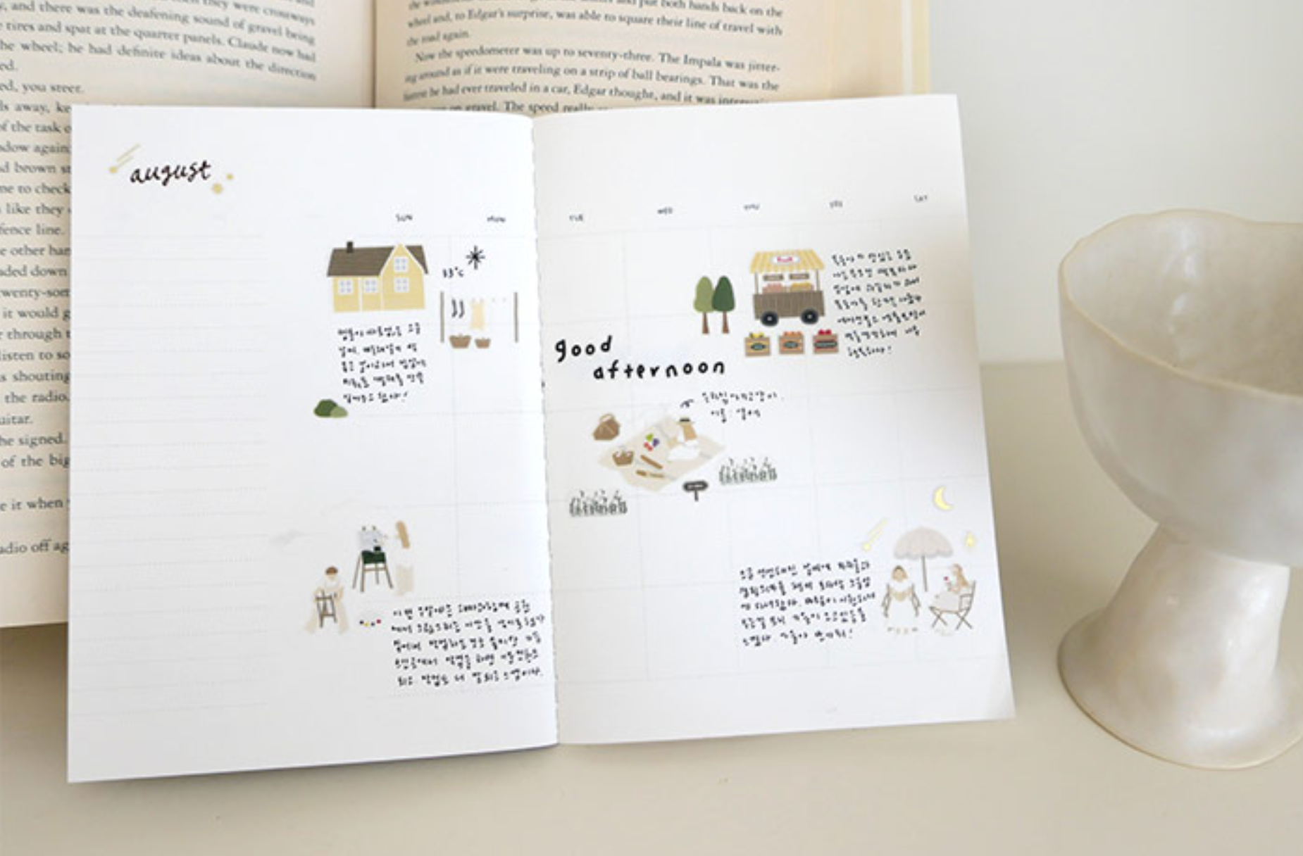 Suatelier Good Afternoon Stickers - Smidapaper Ikigai Shop