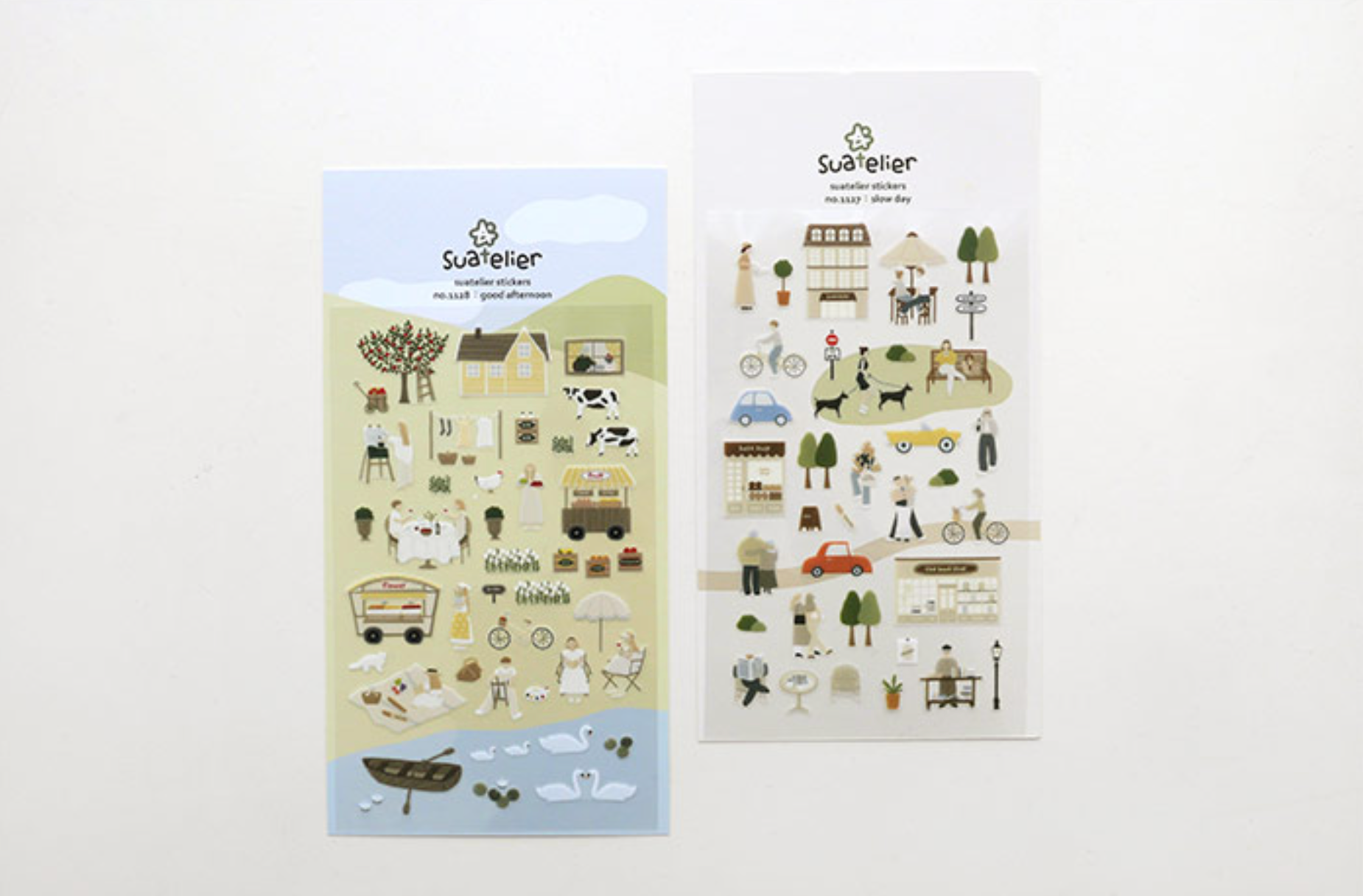 Suatelier Good Afternoon Stickers - Smidapaper Ikigai Shop