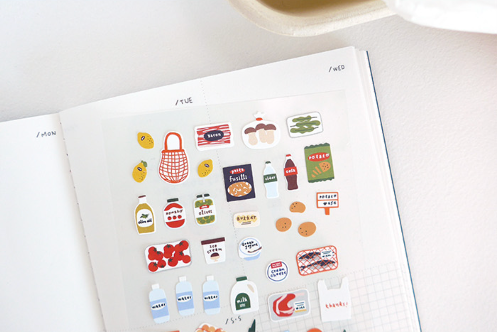 Suatelier Market Stickers - Smidapaper Ikigai Shop