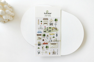 Suatelier Slow Day Stickers - Smidapaper Ikigai Shop