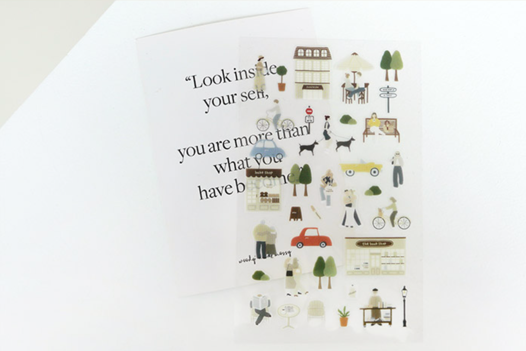 Suatelier Slow Day Stickers - Smidapaper Ikigai Shop