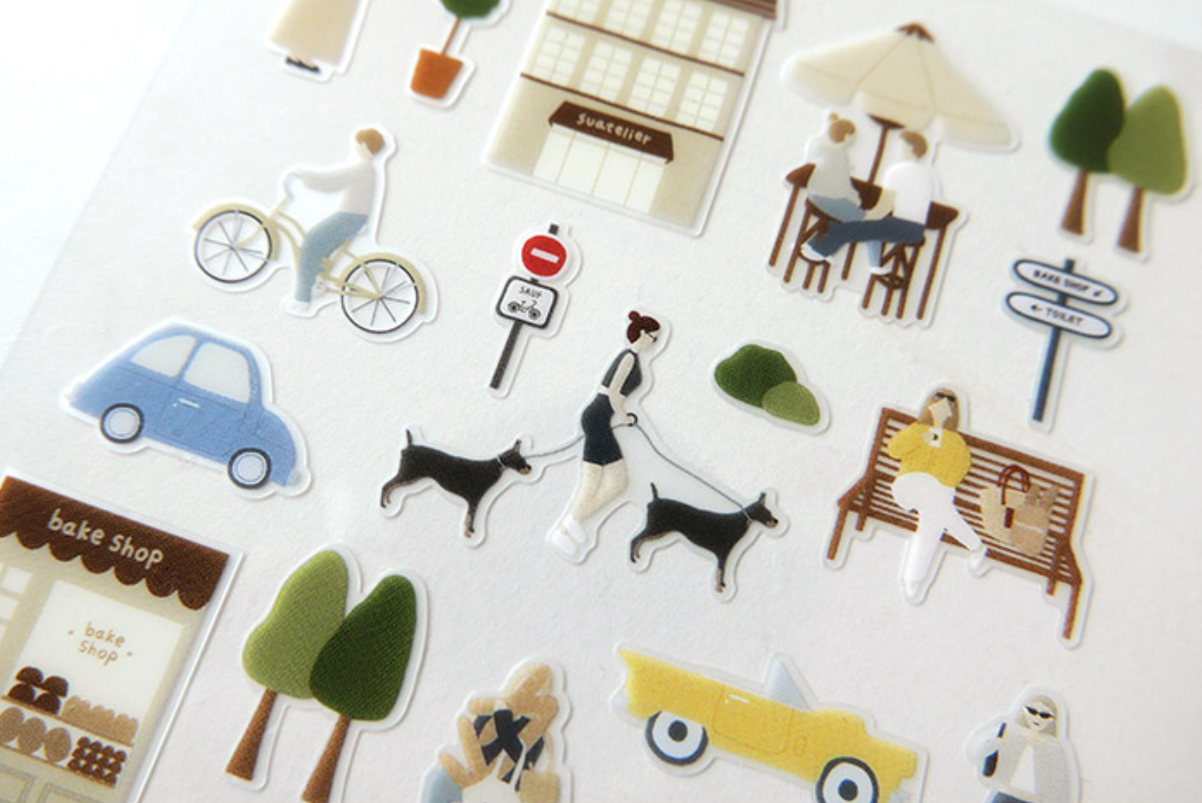 Suatelier Slow Day Stickers - Smidapaper Ikigai Shop