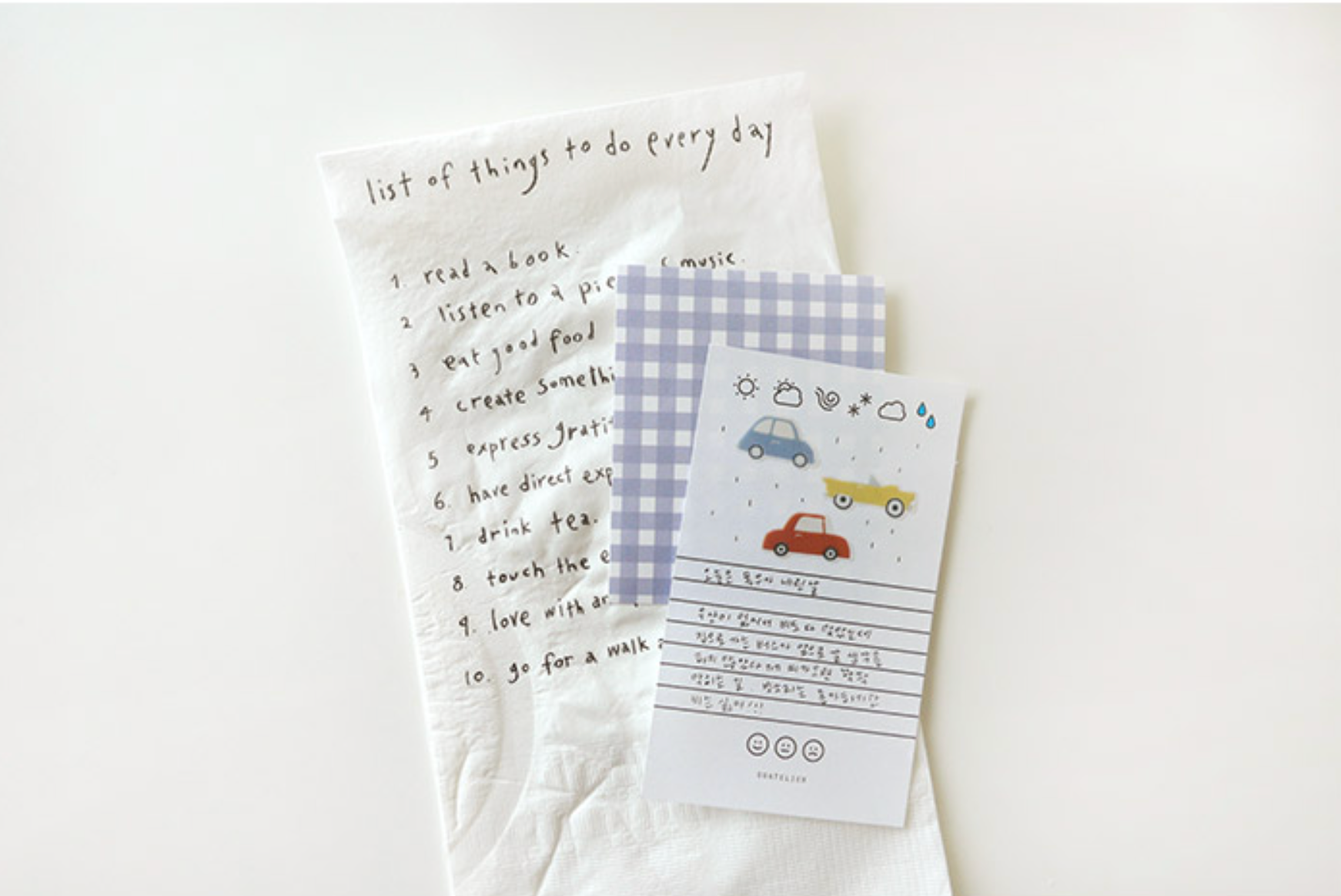 Suatelier Slow Day Stickers - Smidapaper Ikigai Shop