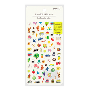 Midori Stickers for Diary: Everyday - Smidapaper Ikigai Shop