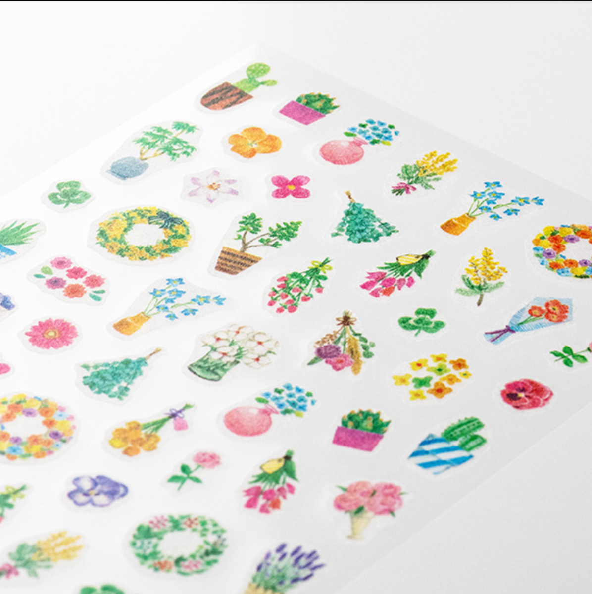 Midori Stickers for Diary: Plants - Smidapaper Ikigai Shop