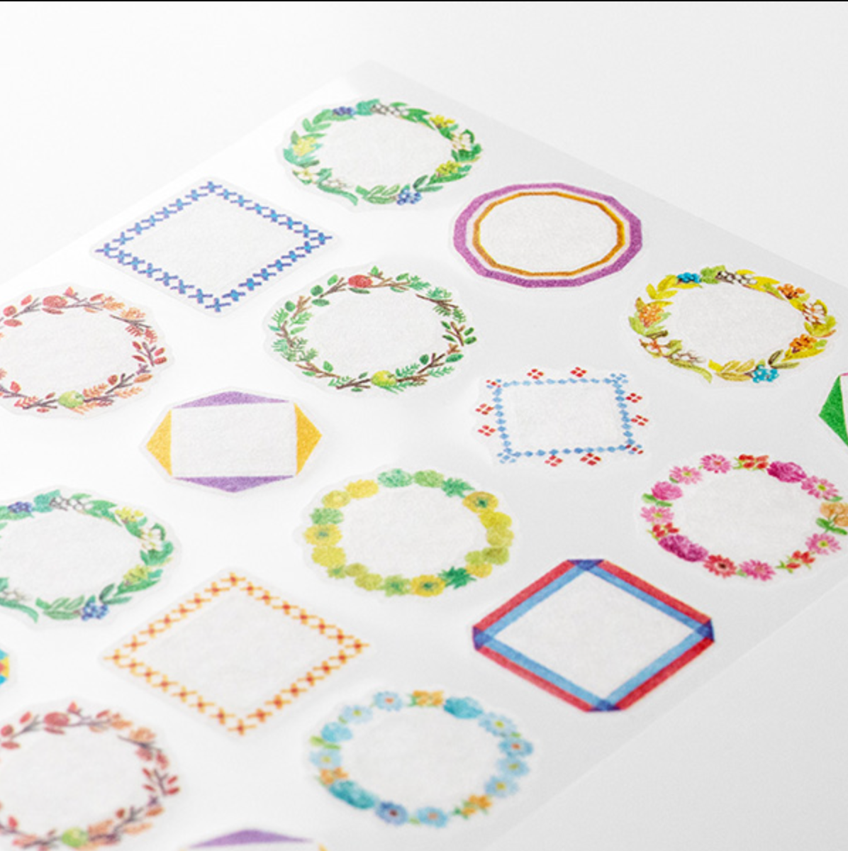 Midori Stickers for Diary: Frame - Smidapaper Ikigai Shop