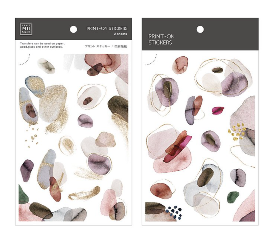 MU Print-On Stickers-179 Fall to Winter - Smidapaper Ikigai Shop