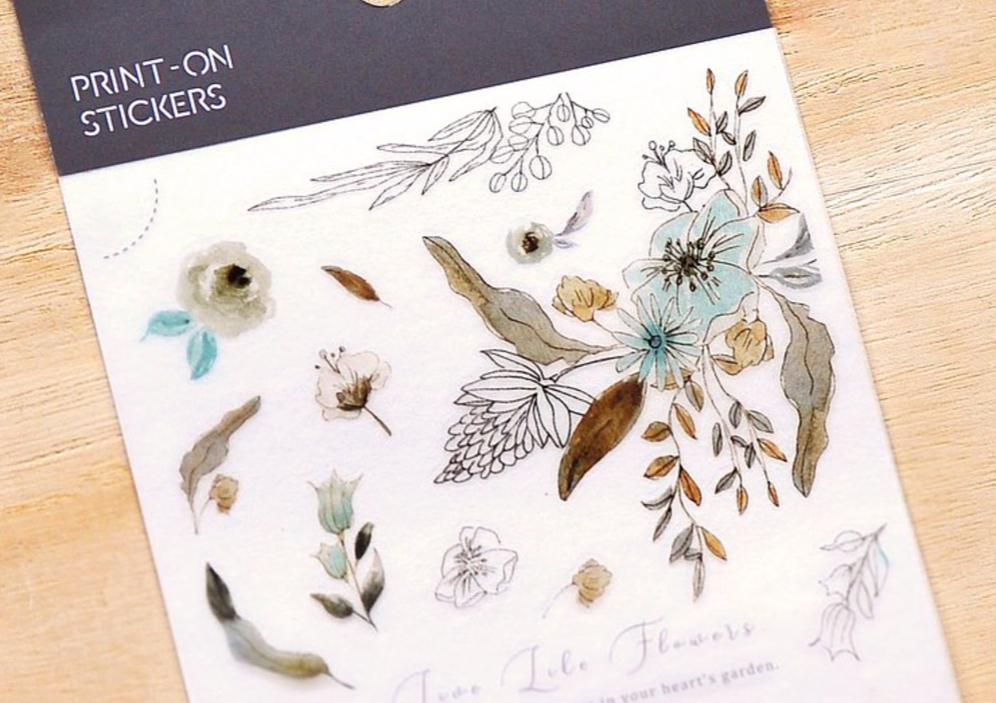 MU Print-On Stickers-176 Grow Beautiful Feelings - Smidapaper Ikigai Shop