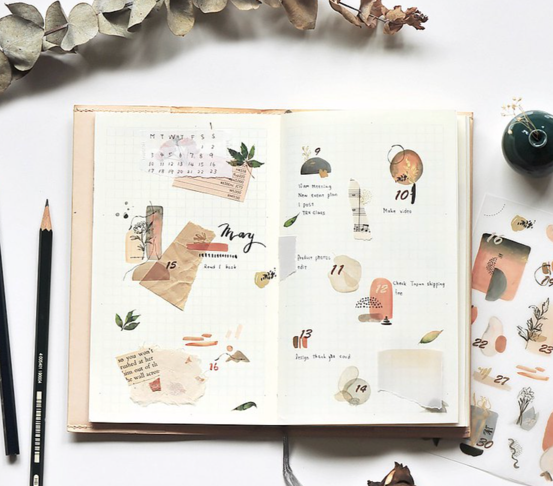 MU Print-On Stickers-166 Autumn is Here - Smidapaper Ikigai Shop