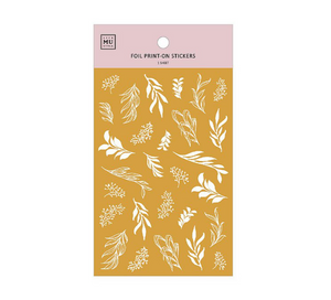 MU Gold Foil Print-On Stickers-02 - Smidapaper Ikigai Shop